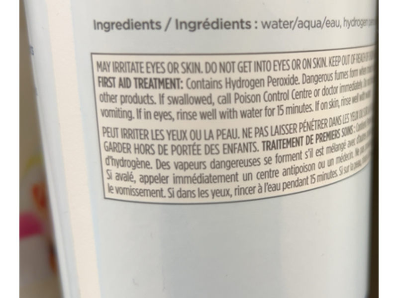 Nature Clean 100% Natural Oxygen Liquid Bleach, 33 fl oz/1 L