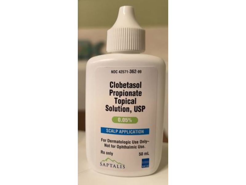 Clobetasol Propionate Topical Solution, Usp 0.05%, 50 mL Saptalis (RX)