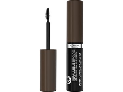 L'Oreal Paris Infallible Brows Volumizing Mascara, 3.0 Soft Black, 0.13 fl oz/4 mL