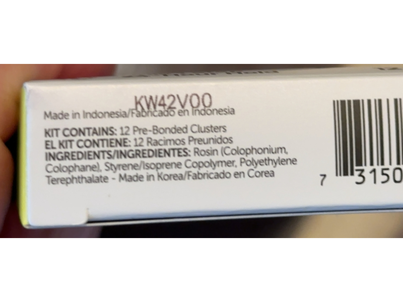 Kiss imPress Press-On Falsies Just Press On & Go Clusters, Sleek Natural, 12 Count