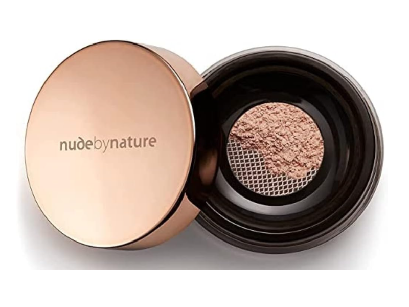 Nude by Nature Radiant Loose Powder Foundation, W6 Desert Beige, 0.35 oz/10 g