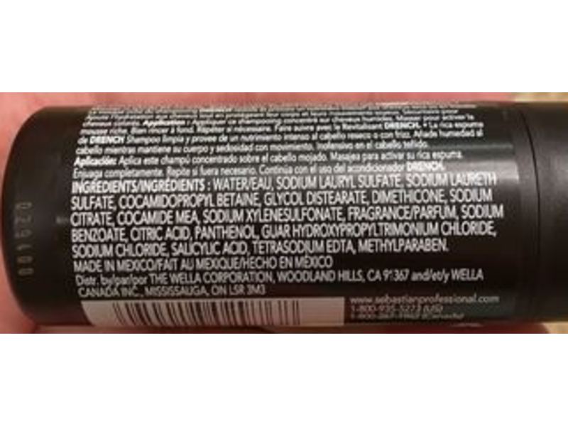 Sebastian Professional Drench Moisturizing Shampoo, 1.7 oz / 50 mL