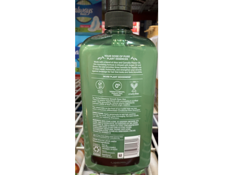Herbal Essences Conditioner, Argan Oil & Green Tea, 33.8 fl oz/1 L