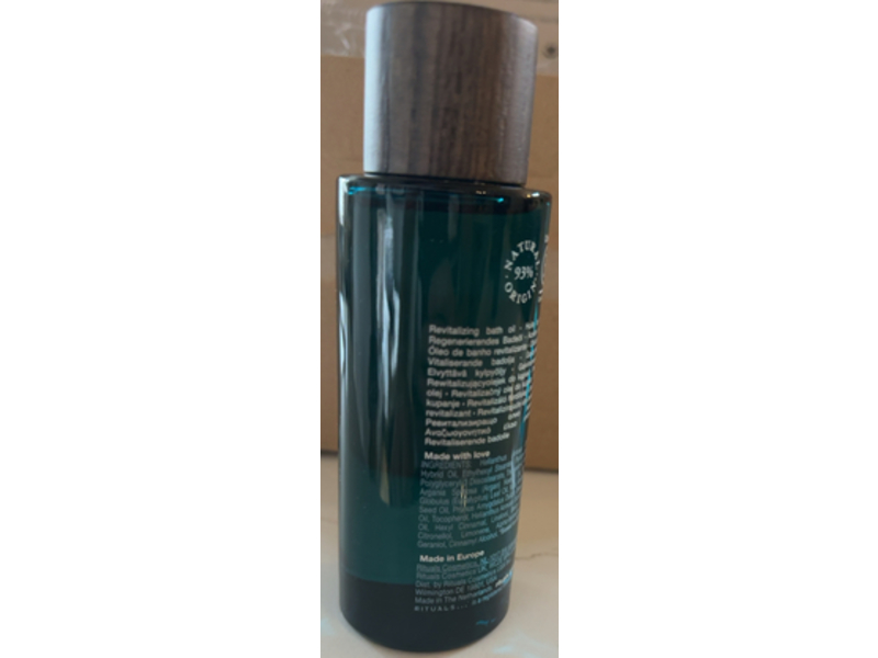 Rituals Revitalizing Bath Oil, Eucalyptus & Argan Oil, 3.3 fl oz/100 mL