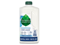 Seventh Generation Dish Liquid, Free & Clear, 50 oz/1.47 L - thumbnail 1