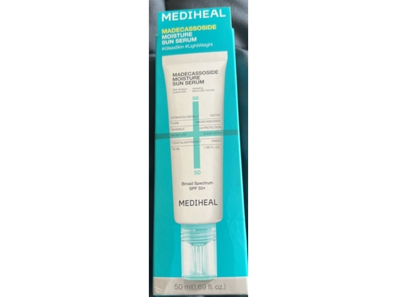 Mediheal Madecassoside Moisture Sun Serum, SPF 50+, 1.69 fl oz/50 mL