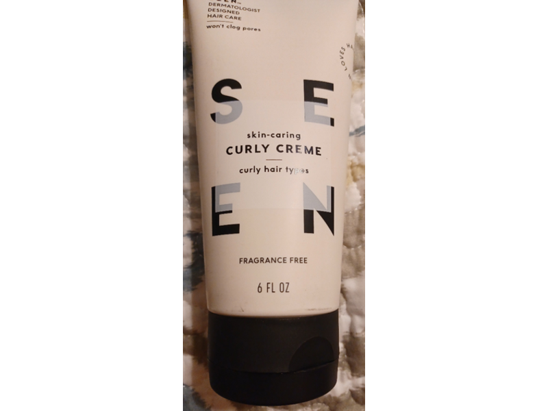 SEEN Curly Creme, Fragrance Free, 6 fl oz