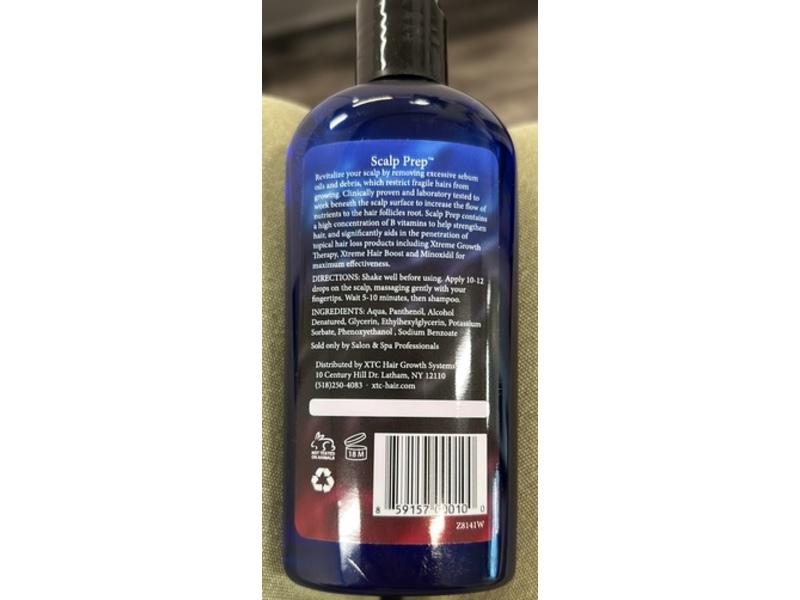 Xtc Hair Growth System Scalp Prep, 4 fl oz/120 mL