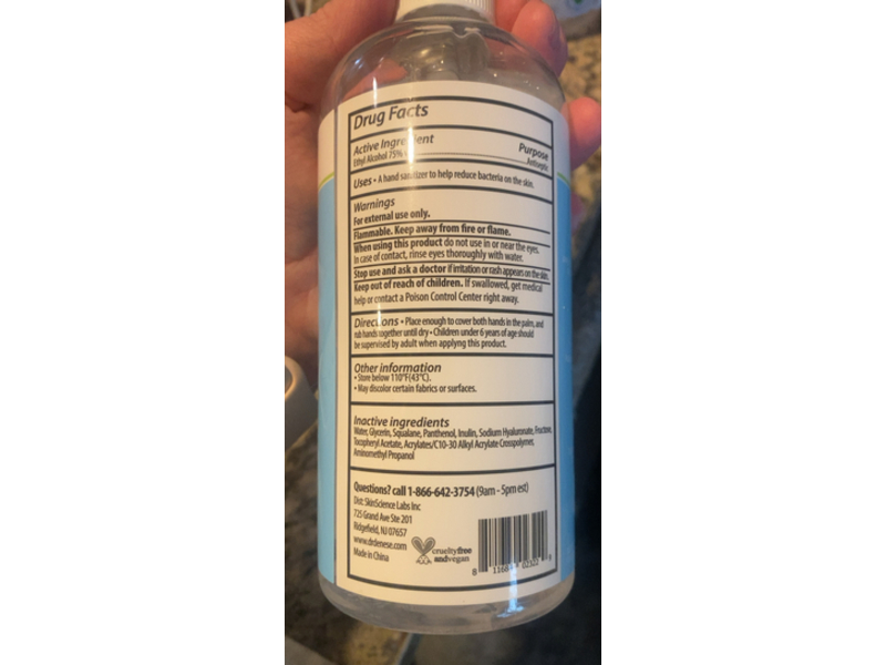 EcoVir Hand Sanitizer, 16 fl oz/500 mL