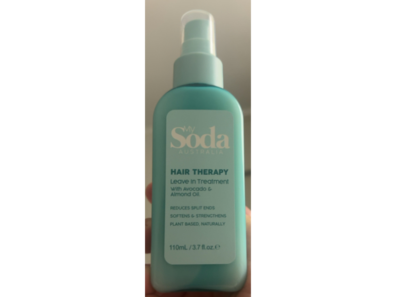 My Soda Australia Hair Therapy Leave In Treatment, Avocado & Almond Oil, 3.7 fl oz/110 mL