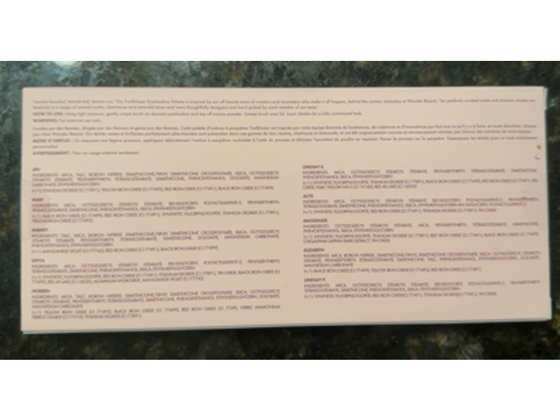 Wander Beauty Trailblazer Eyeshadow Palette, 0.23 oz/7.5 g