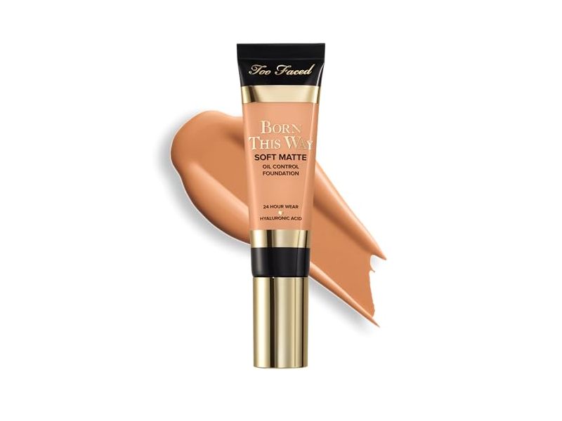 Too Faced Born This Way Soft Matte Foundation, 12 Light Beige, 1 fl oz/30 mL