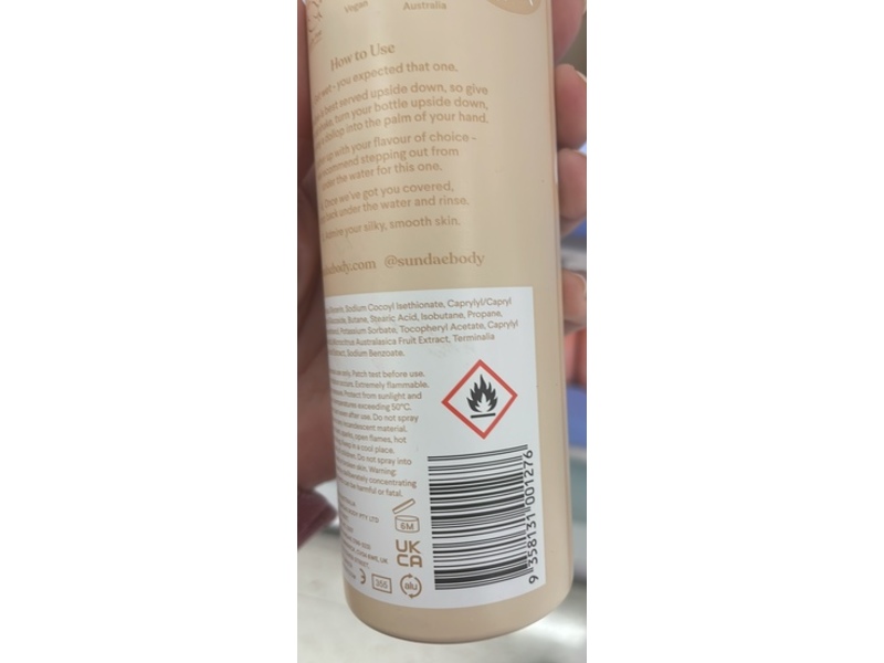 Sundae Whipped Shower Foam, Glazed Donut, 8.9 fl oz/265 mL