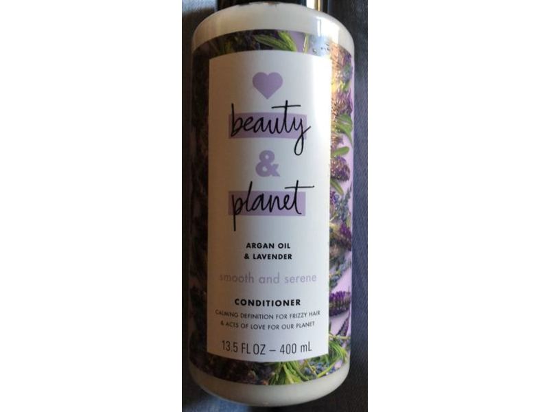 Love Beauty & Planet Smooth And Serene Conditioner, Argan Oil & Lavender, 13.5 fl oz/400 mL