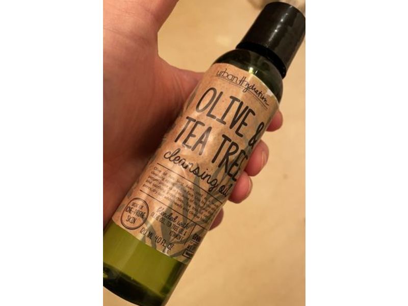 Urban Hydration Cleansing Oil, Olive & Tea Tree, 4 fl oz/120 mL