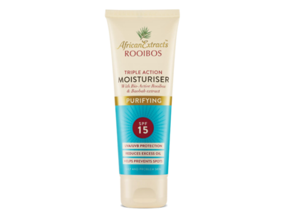 African Extracts Rooibos Purifying Triple Action Moisturizer, SPF 15, 2.5 fl oz/75 mL