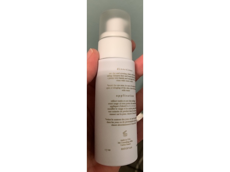 Agent Nateur Brightening Cleanser Face Wash, Lactic Acid, 1.7 fl oz/50 mL