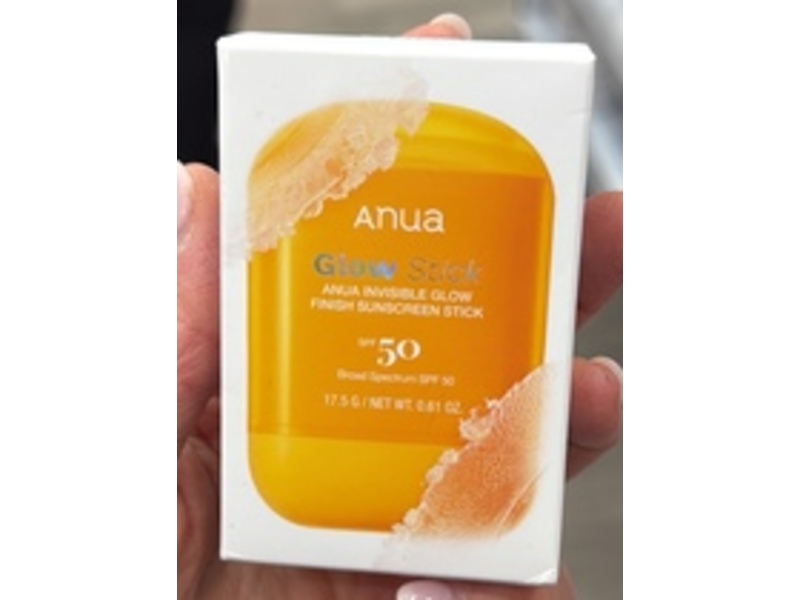 Anua Invisible Glow Finish Sunscreen Stick, SPF 50, 0.61 oz/17.5 g