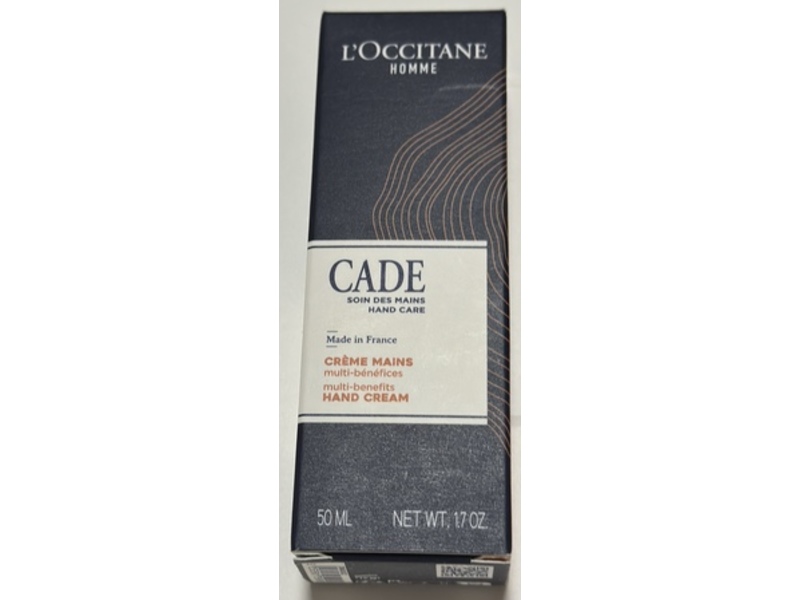 L'Occitane en Provence Homme Cade Multi-Benefits Hand Cream, 1.7 oz/50 mL