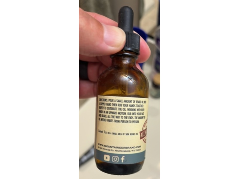 Mountaineer Brand Beard Oil, Lime & Sage, 2 fl oz/60 mL