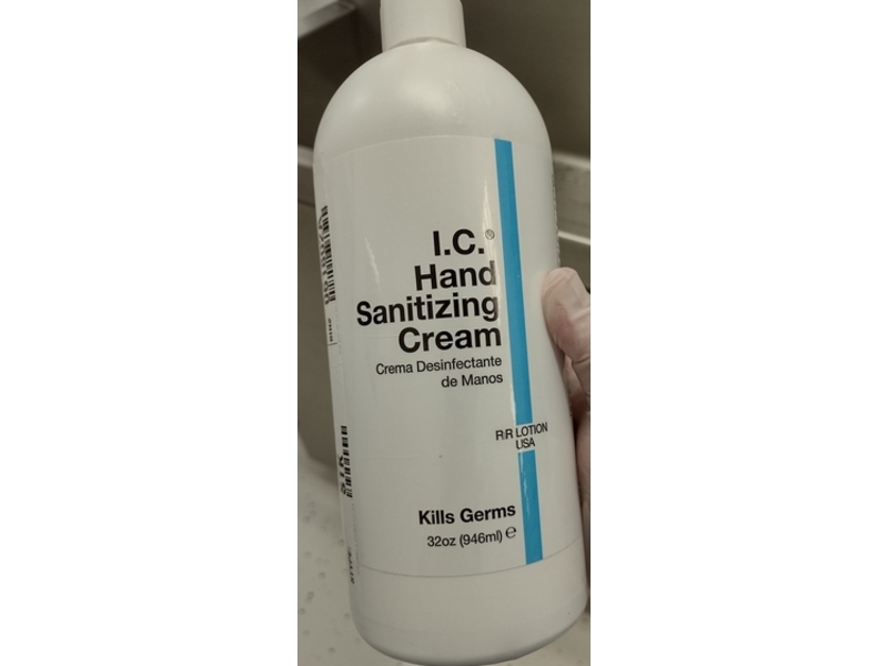 R&R Lotion I.C Hand Sanitizing Cream, 32 oz/946 mL
