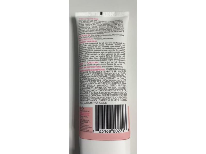 Cake Beauty Milk Made Velveteen Hand Cream, 2 fl oz/60 mL