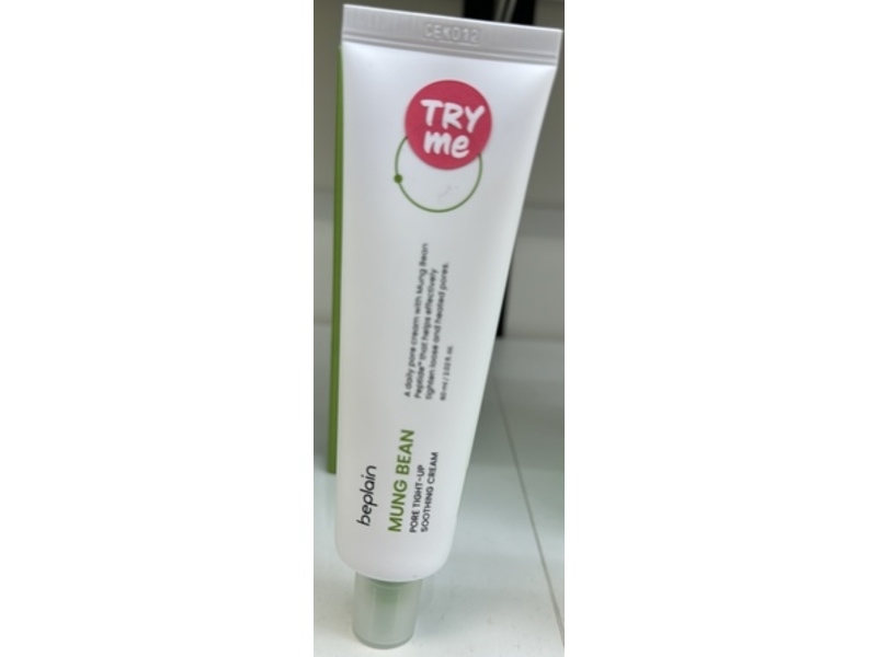 Beplain Mung Bean Pore Tight-Up Soothing Cream, 2.02 fl oz/60 mL