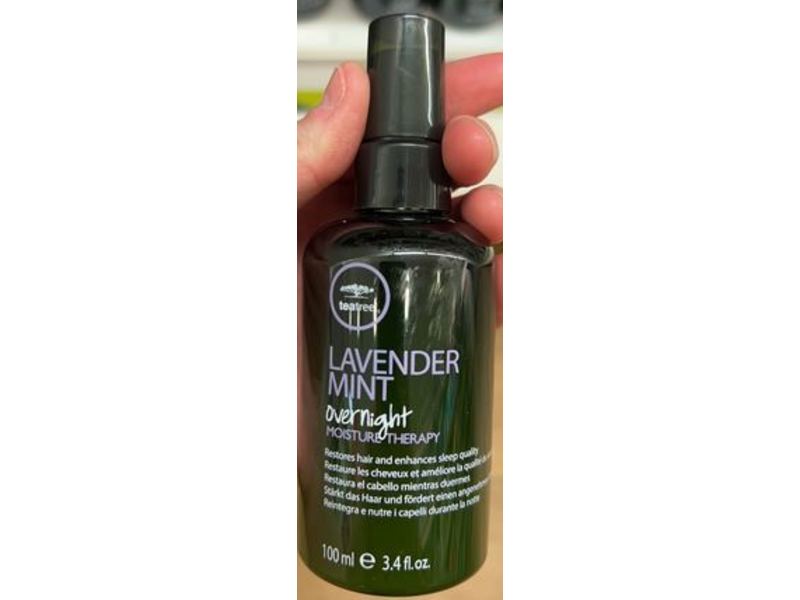 Tea Tree Overnight Moisture Therapy, Lavender Mint, 3.4 fl oz/100 mL