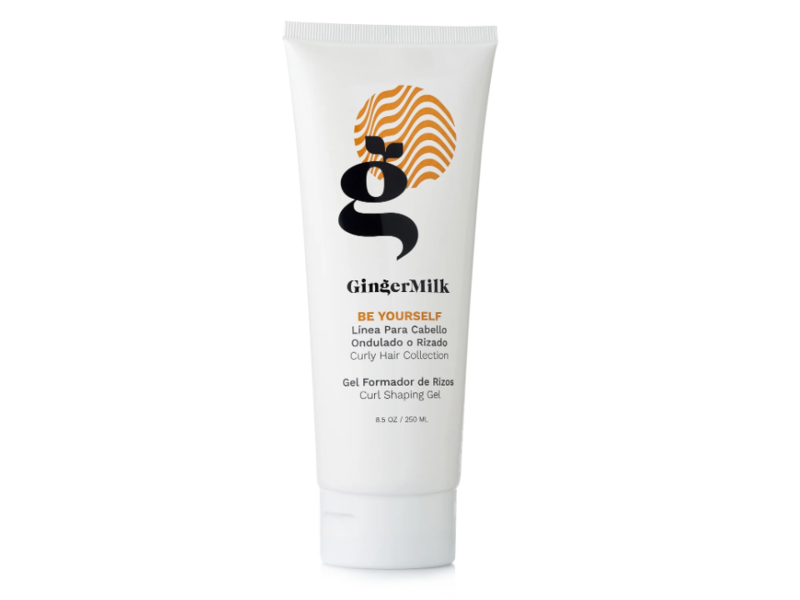 Ginger Milk Be Yourself Curly Hair Collection Curl Shaping Gel, 8.5 oz/250 mL