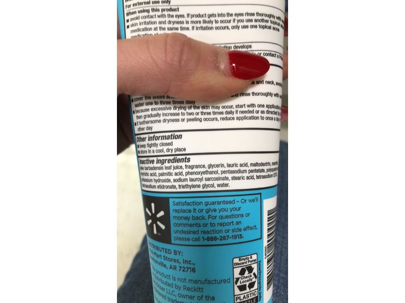 Equate Beauty Daily Face Wash, Oil Free, Cleanse, 6.5 fl oz/184 mL