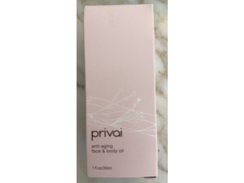 Privai Anti Aging Face & Body Oil, 1 fl oz/30 mL