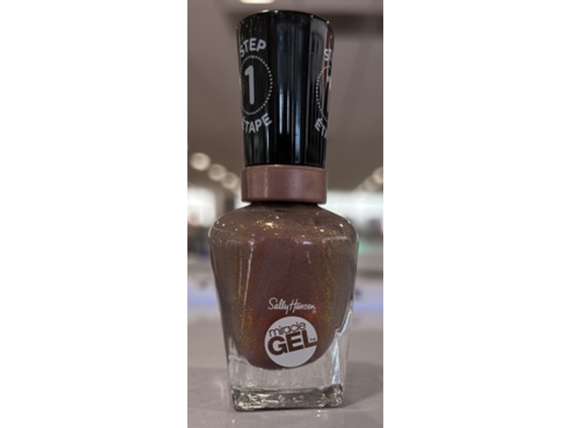 Sally Hansen Miracle Gel Nail Polish, One Shell Of A Party 211, 0.05 fl oz/147 mL