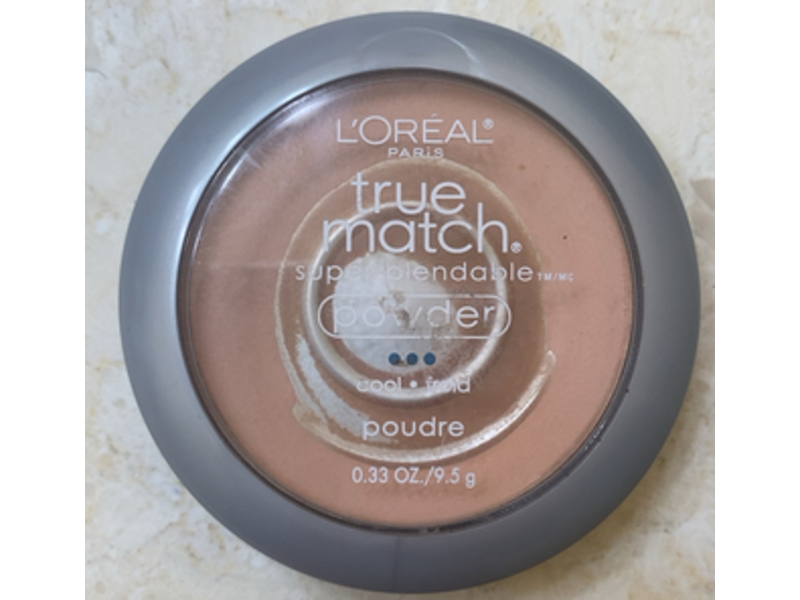 L’Oreal Paris True Match Super-Blendable Powder, Shell Beige, 0.33 oz/9.5 g