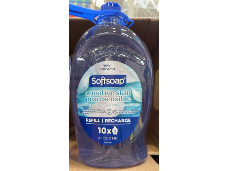 Softsoap Moisturizing Hand Soap Refill, Sensitive Skin, 80 fl oz/2.36 L