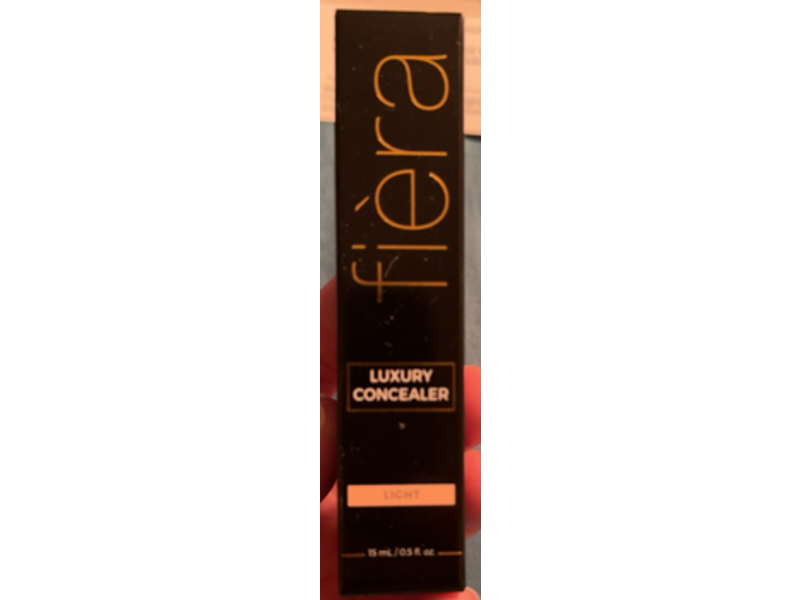 Fiera Luxury Concealer, Light, 0.5 fl oz/15 mL