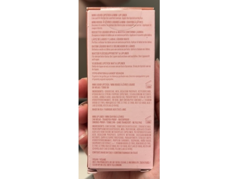 Kylie Jenner Mini Liquid Lipstick & Lip Liner Kit