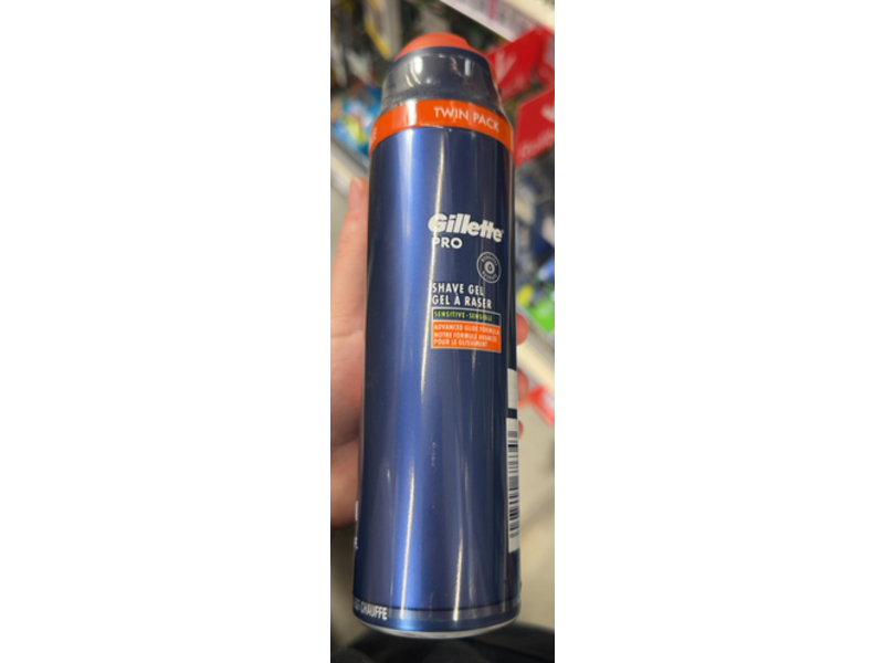Gillette Pro Shave Gel , 7 oz/198 g, Pack Of 2