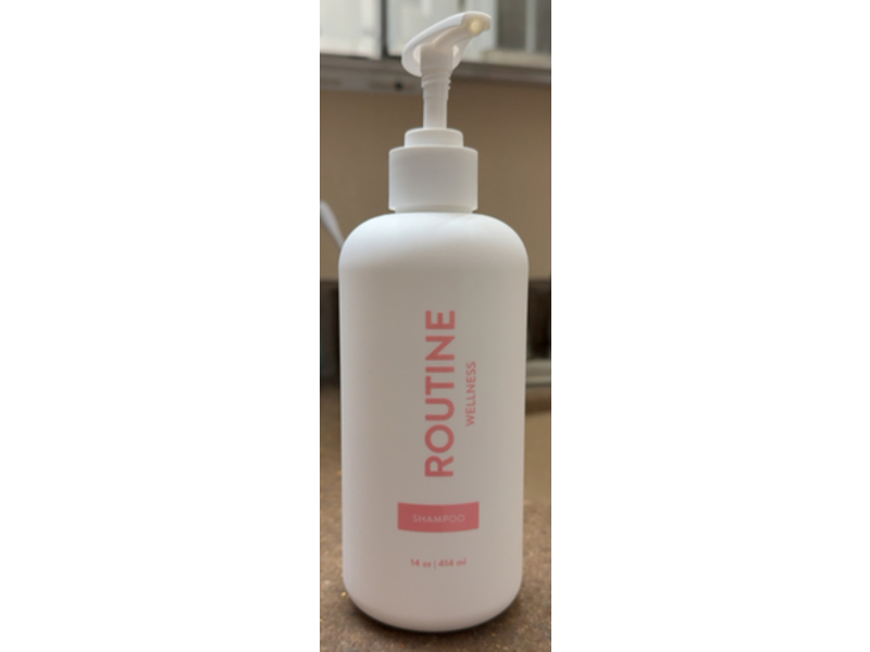 Routine Wellness Shampoo, Honey Suckel & Rice Milk, 14 oz/414 mL