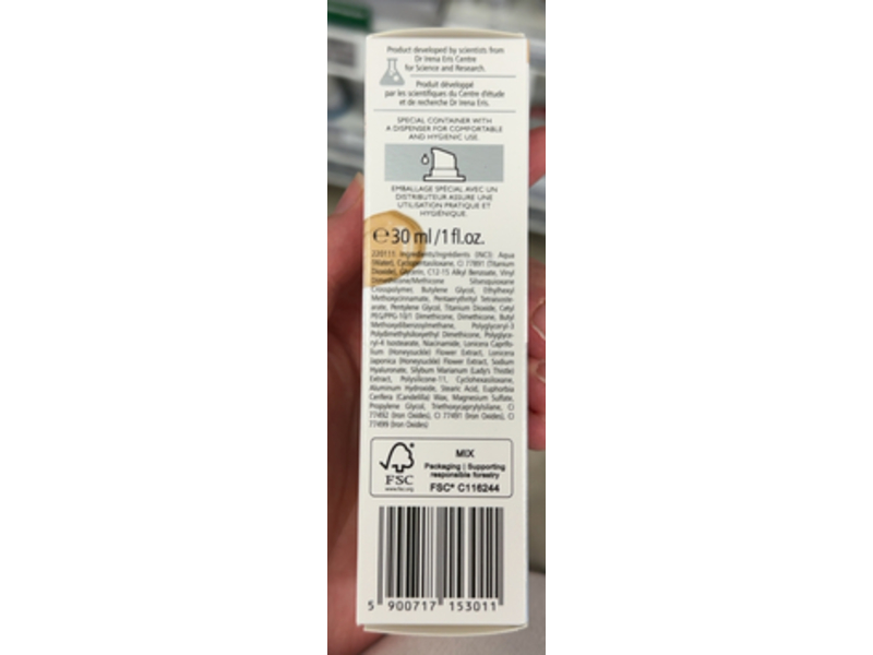 Pharmaceris Intense Coverage Mild Fluid Foundation, SPF 20, 01 Ivory, 1 fl zo/30 mL