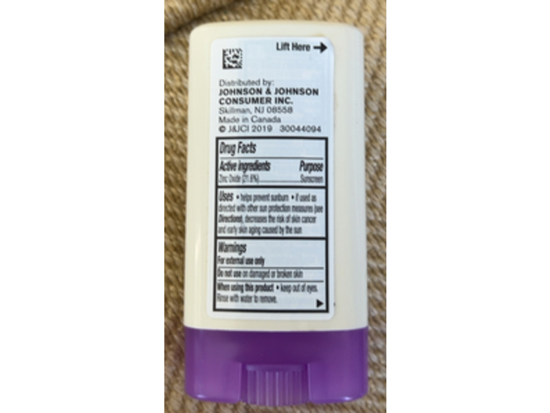 Aveeno Baby Continuous Protection Sunscreen Stick, SPF 50, 0.47 oz/13 g