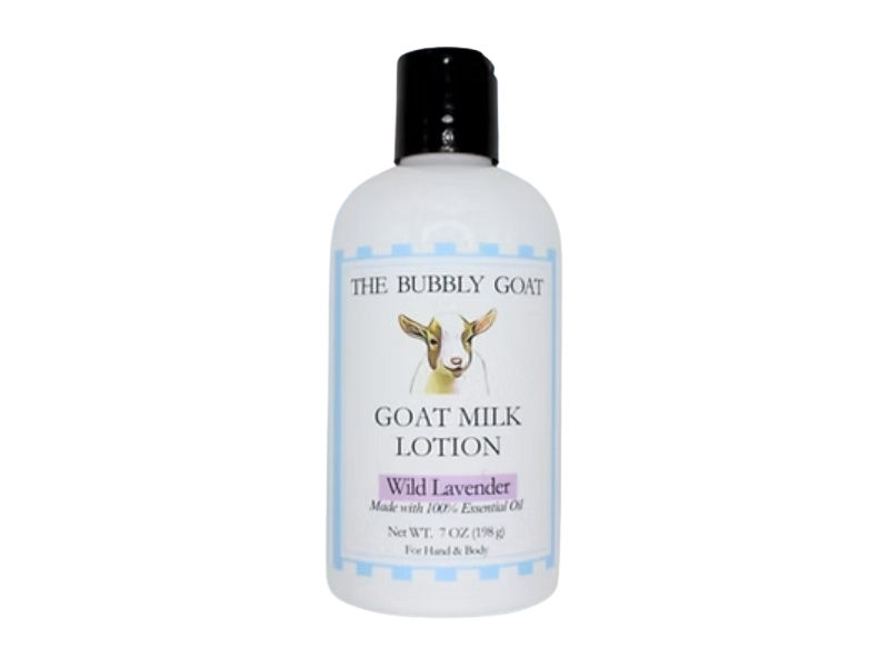 The Bubbly Goat Goat Milk Lotion, Wild Lavender, 7 oz/198 g