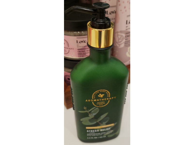 Bath & Body Works Stress Relief Moisturizing Body Lotion, Eucalyptus + Spearmint, 6.5 fl oz