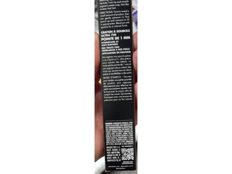 e.l.f. Cosmetics Micro-Fine Brow Pencil, Taupe, 0.001 oz/0.03 g