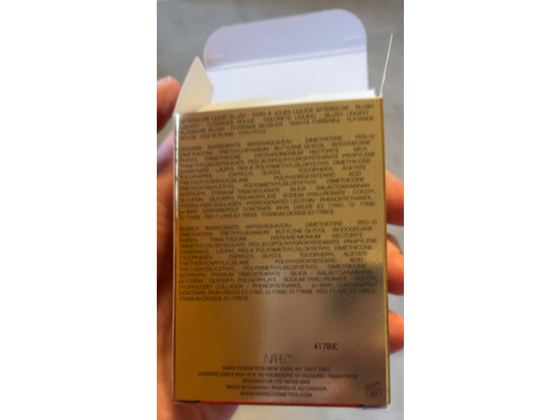 NARS Afterglow Liquid Blush Duo, Orgasm + Bubbly, 0.23 fl oz/7 mL