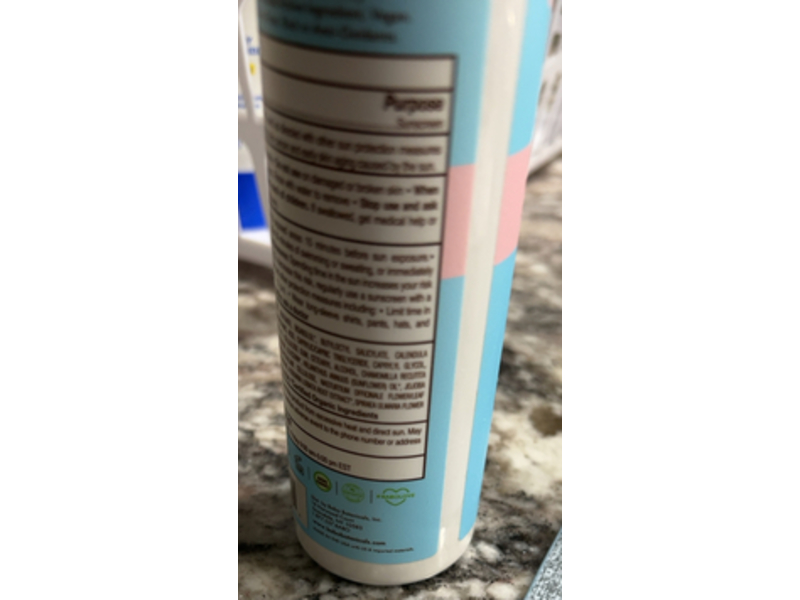 Babo Botanicals Baby Skin Non - Aerosol Mineral Sunscreen Spray, SPF 30, 6 fl oz/177 mL