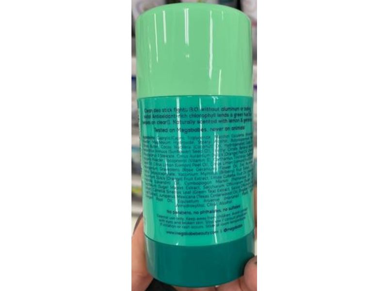 Megababe The Green Deo Daily Deodorant, 2.6 oz/75 g