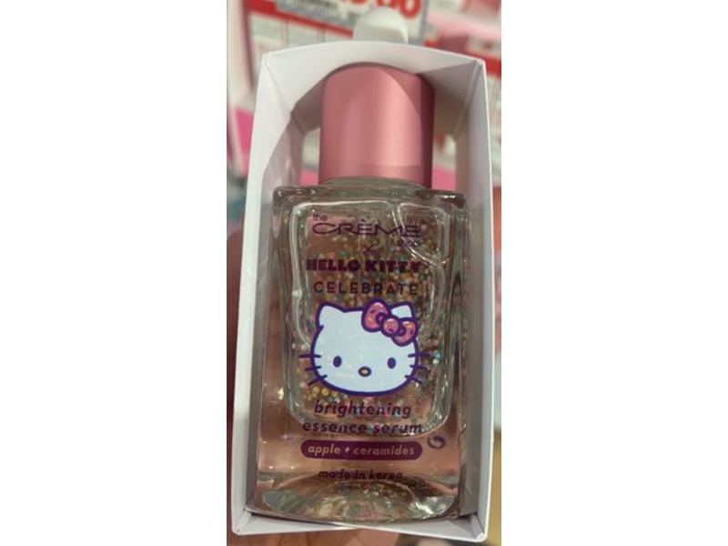 The Creme Shop Hello Kitty Brightening Essence Serum, Apple & Ceramides, 1.01 fl oz/30 mL