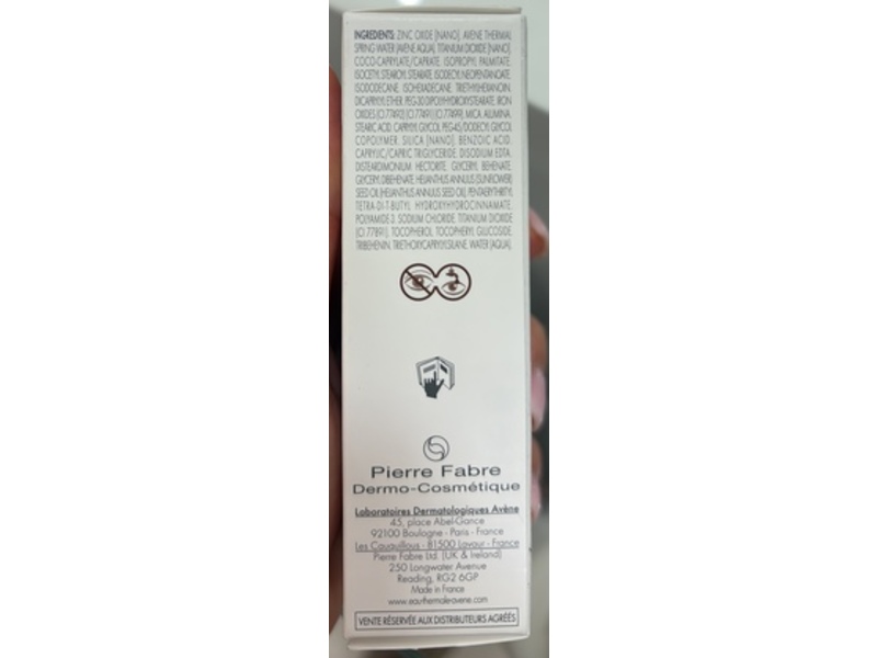 Eau Thermale Avene Very High Protection Tinted Mineral Fluid, SPF 50+, 40 mL