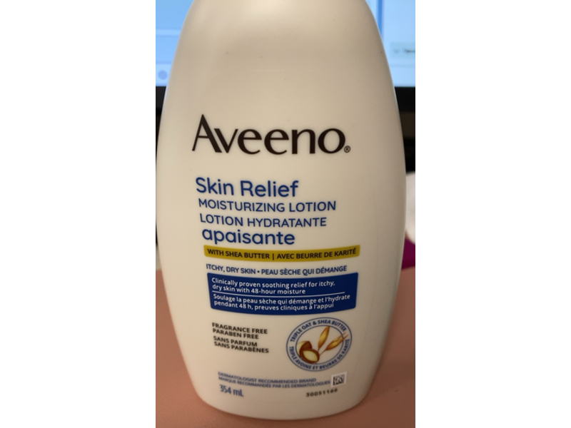 Aveeno Skin Relief Moisturizing Lotion, Shea Butter, 354 mL