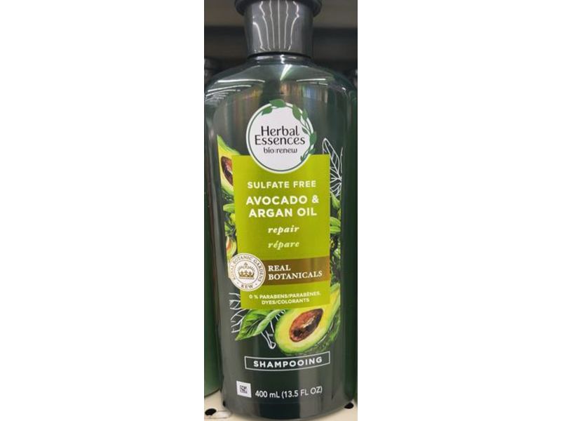 Herbal Essences Real Botanicals Shampoo, Avocado & Argan Oil, 13.5 fl oz/400 mL
